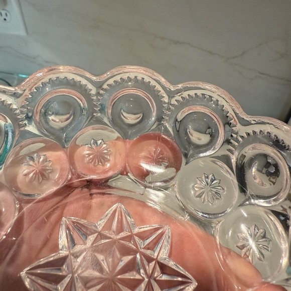 Vintage L.E. Smith Moon and Stars Pitcher and Small Bowl - Picture 13 of 15